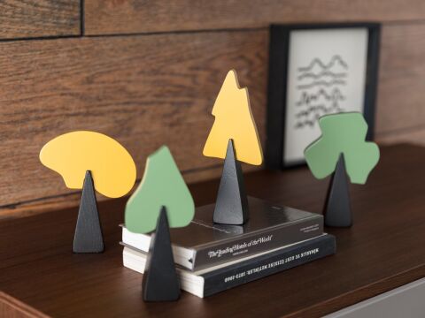 Miras Doğa Ağaçlar Set Sarı Yeşil