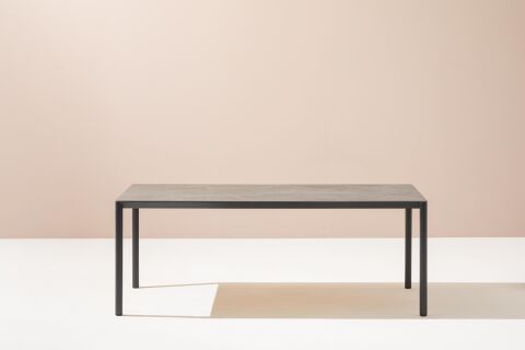 Calvino Bahçe Laminat Antrasit Masa 100x200