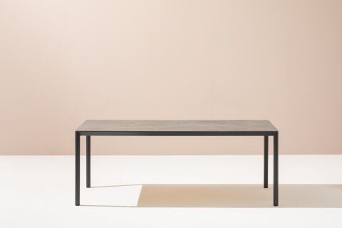 Calvino Bahçe Laminat Antrasit Masa 100x200