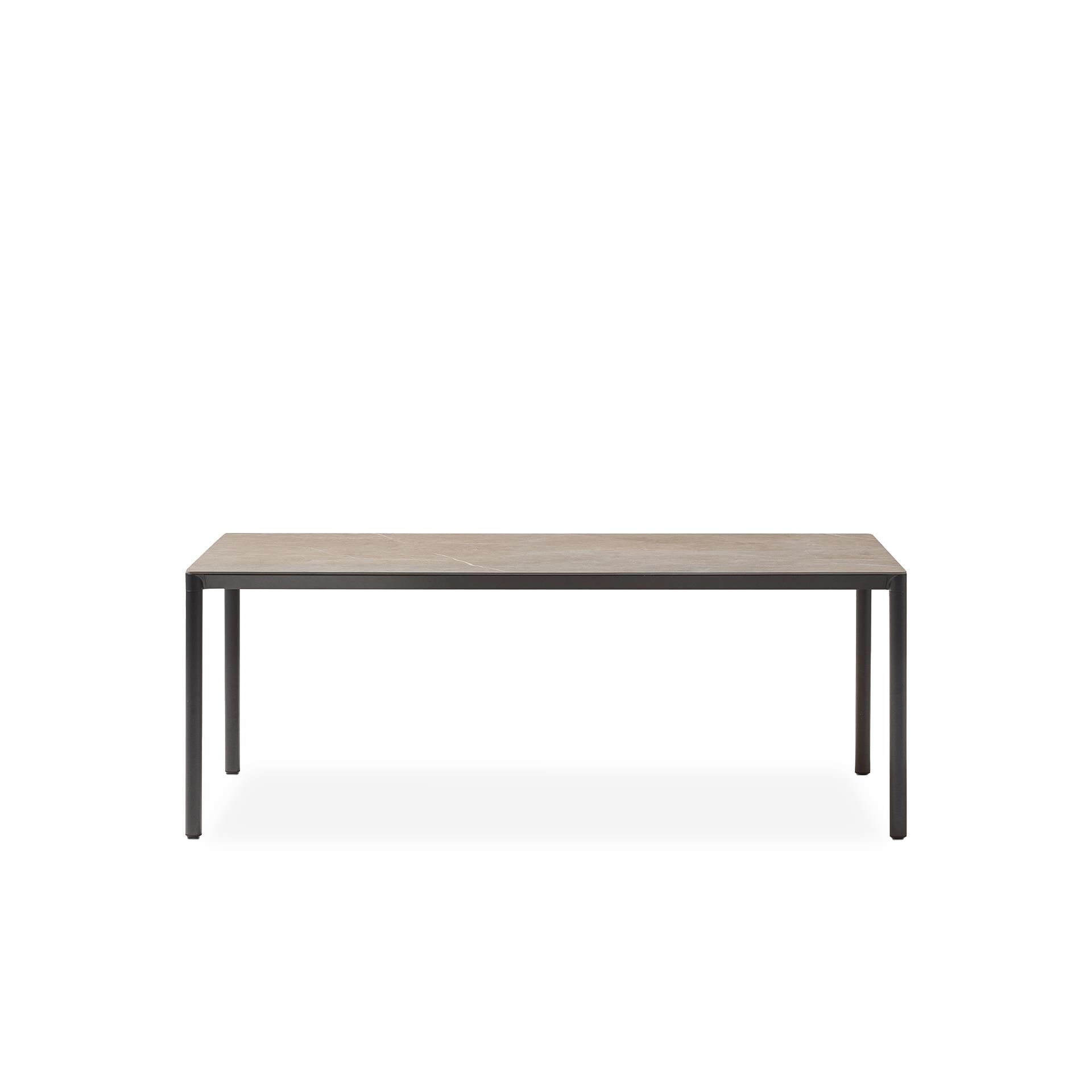 Calvino Bahçe Laminat Antrasit Masa 100x200