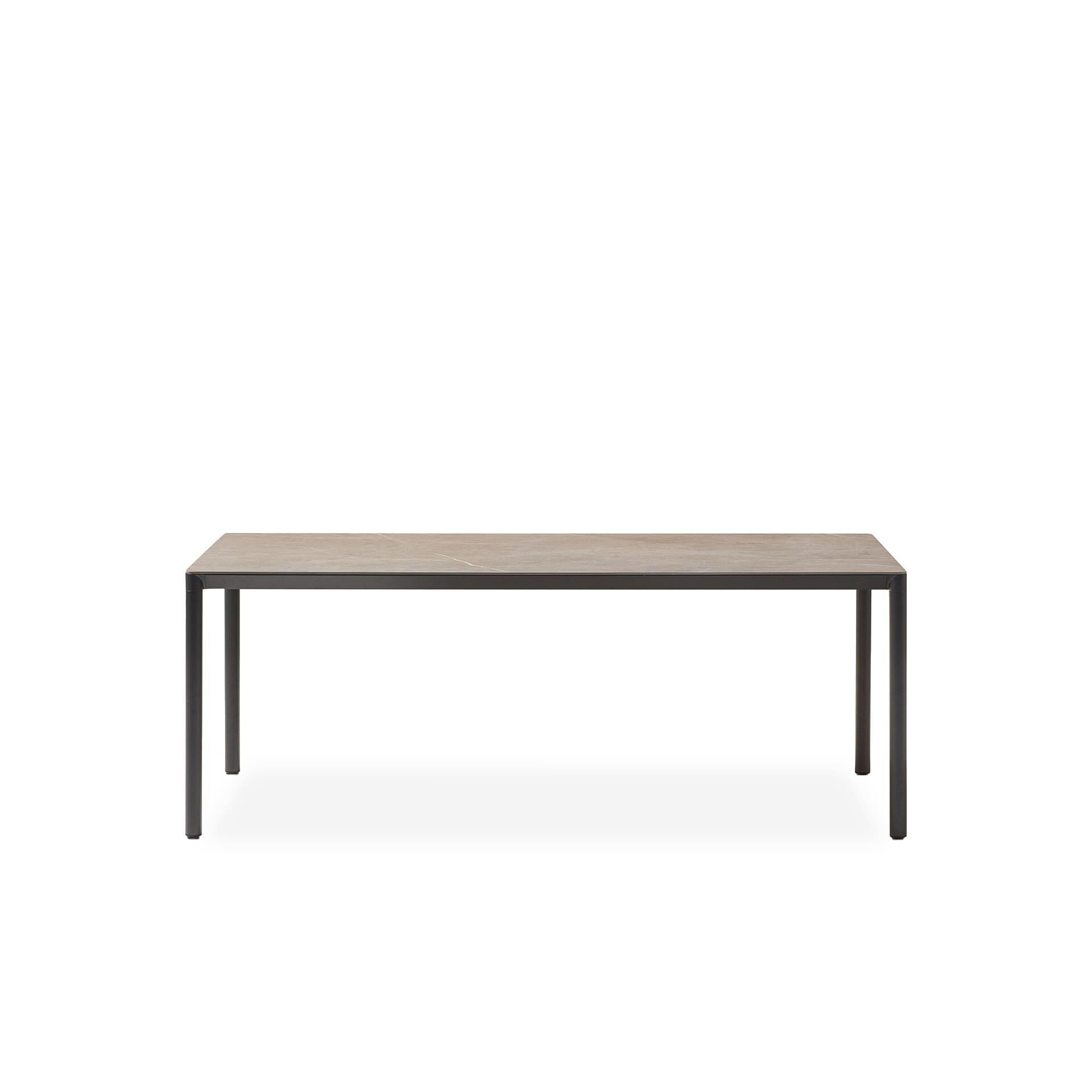 Calvino Bahçe Laminat Antrasit Masa 100x200