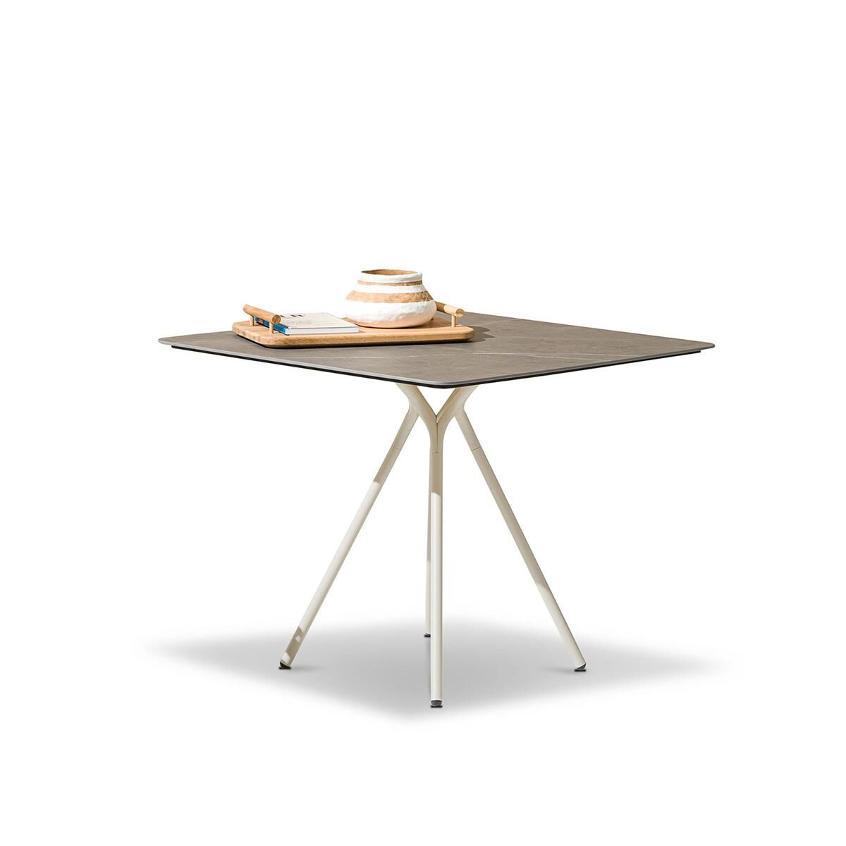 Cantata Bahçe Laminat Gri Masa 90x90