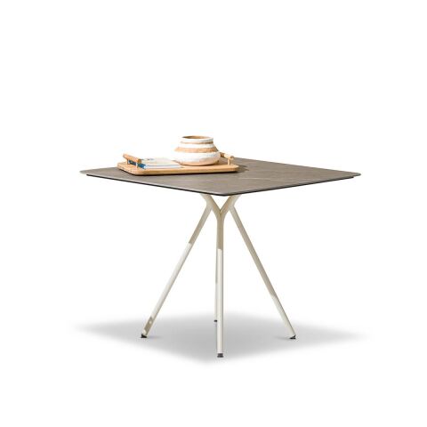 Cantata Bahçe Laminat Gri Masa 90x90