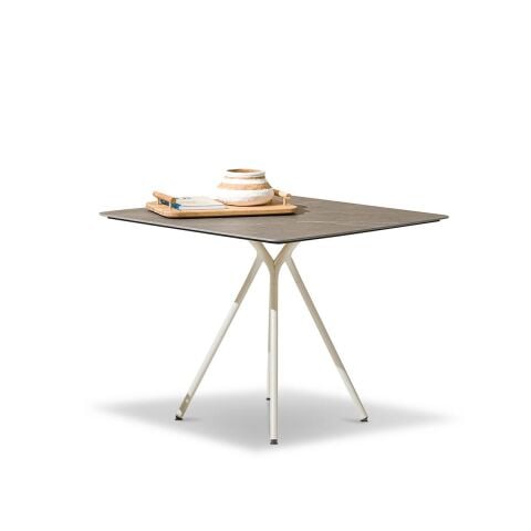 Cantata Bahçe Laminat Gri Masa 90x90