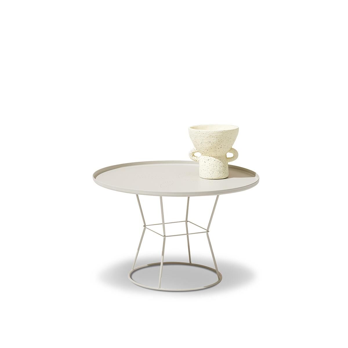 Plan Bahçe Gri Sehpa Çap:65