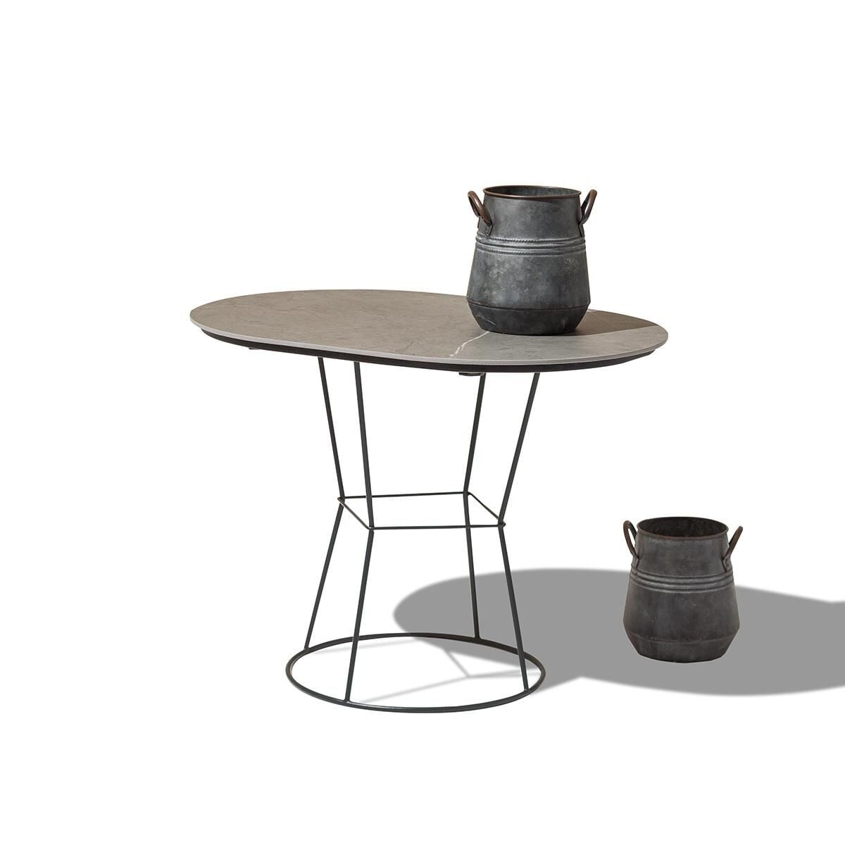 Plan Bahçe Laminat Antrasit Sehpa