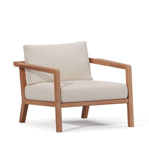 Callista Bahçe İroko Koltuk Bej
