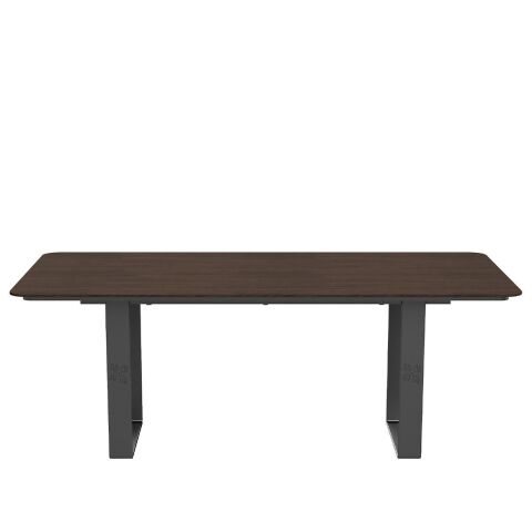 Adola S0 Tbad204V Kaplama Yemek Masası Smoked Meşe