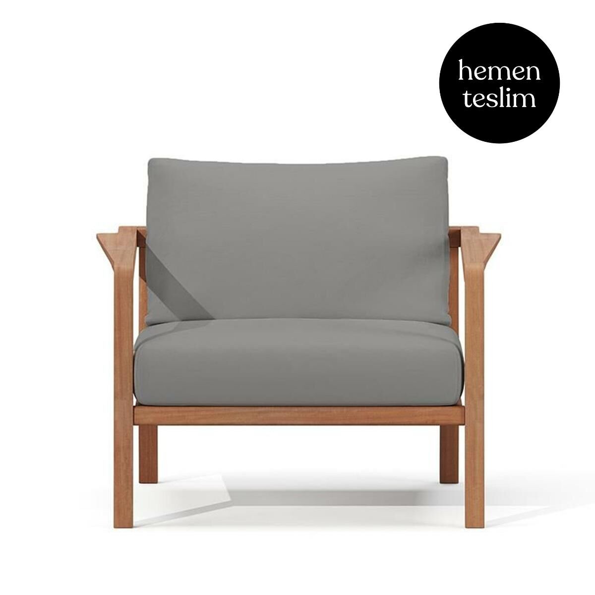 Callista Bahçe İroko Koltuk K.Gri