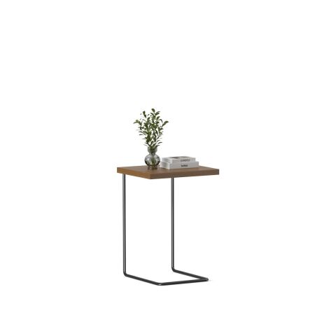 Bremen Zigon Sehpa 3'lü Set Teak Laminant Epoksi Ayak