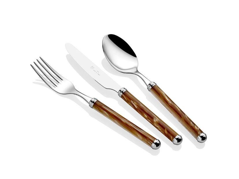 Rivadossi Rodi Şampanya Rengi 75 Parça Çatal Bıçak Seti