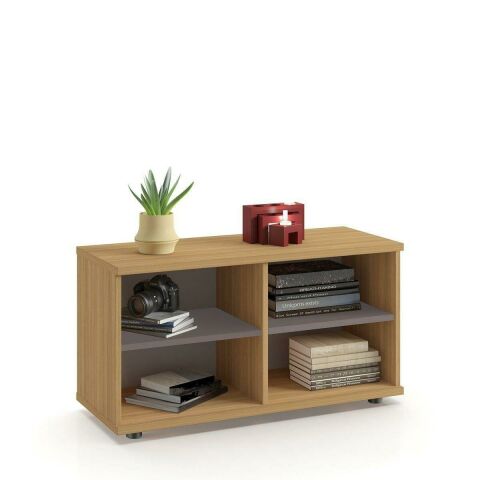 Sodade Komodin / TV / Kitaplık M1AR 100X40X H53 Naturel Meşe