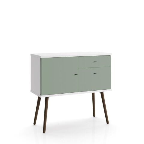 Sodade Büfe M3DC Lake 100X40 H92 cm Beyaz-Yeşil