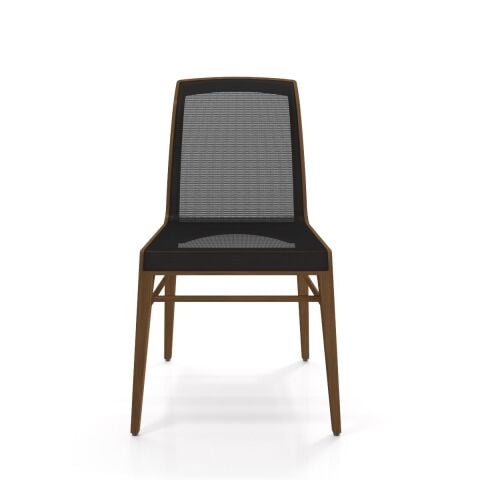 Satıe Sandalye Siyah - Smoked Meşe Ayak