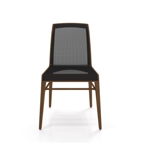 Satıe Sandalye Siyah - Smoked Meşe Ayak