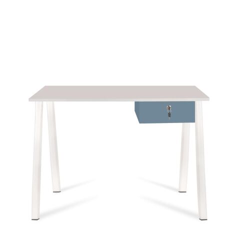 Alfa Çalışma Masası Lake 120x70 Beyaz - Mavi
