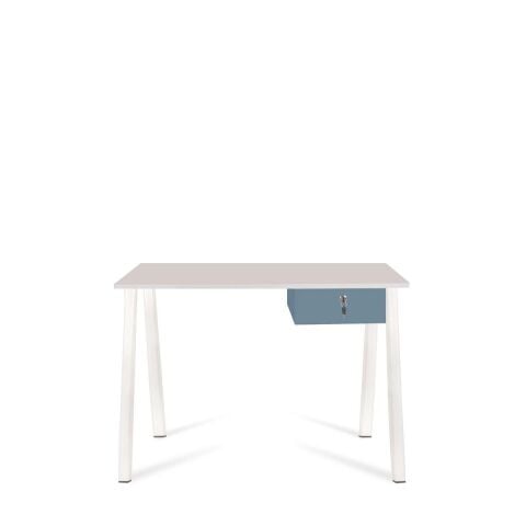 Alfa Çalışma Masası Lake 120x70 Beyaz - Mavi