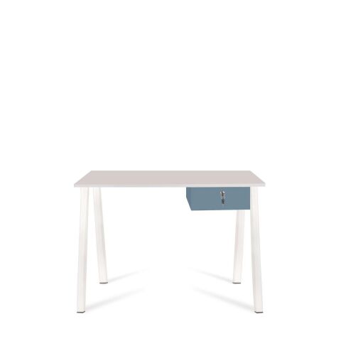 Alfa Çalışma Masası Lake 120x70 Beyaz - Mavi