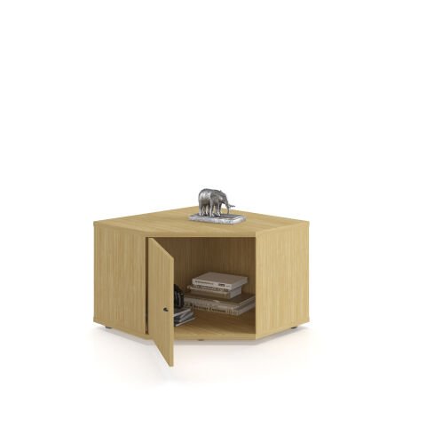 SodadeKSMDL2 Köşe Dolabı 76X76 H58 -Beyaz Meşe