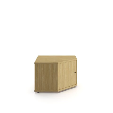 SodadeKSMDL2 Köşe Dolabı 76X76 H58 -Beyaz Meşe