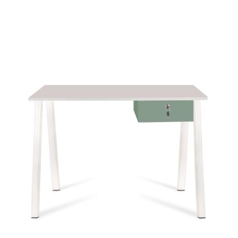 Alfa Çalışma Masası Lake 120x70 Beyaz - Yeşil