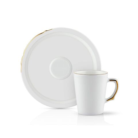 Eser-i İstanbul Türk Kahve Fincanı Seti 6’lı Altın