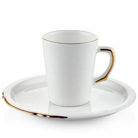 Eser-i İstanbul Türk Kahve Fincanı Seti 6’lı Altın