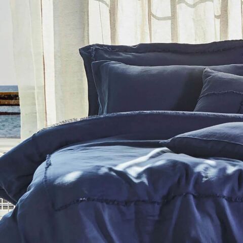 Jojo Mia April Çift Kişilik Nevresim Seti 200x220 Denim