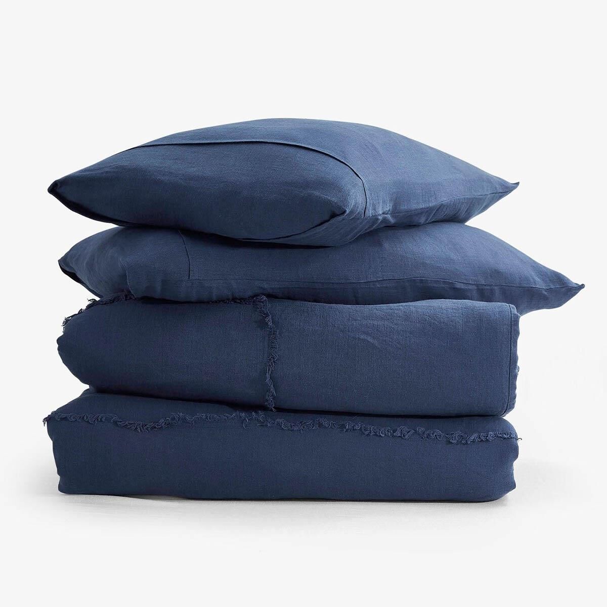Jojo Mia April Çift Kişilik Nevresim Seti 200x220 Denim