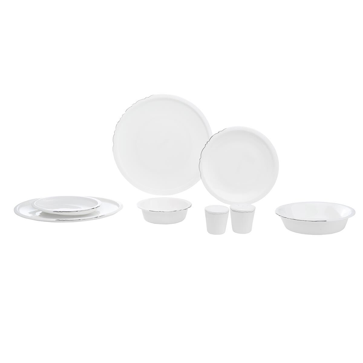 Eser-i İstanbul 6 Kişilik Yemek Takımı 28 Parça Platin