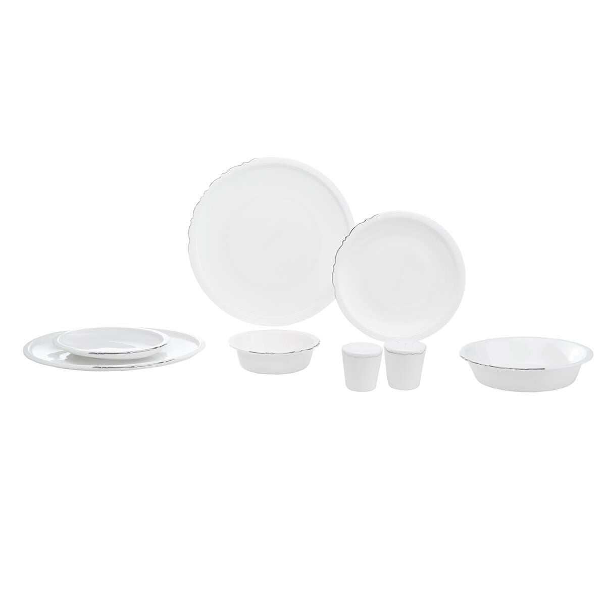 Eser-i İstanbul 6 Kişilik Yemek Takımı 28 Parça Platin