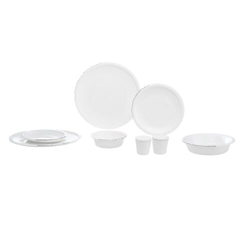 Eser-i İstanbul 6 Kişilik Yemek Takımı 28 Parça Platin