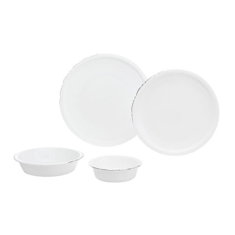 Eser-i İstanbul 6 Kişilik Yemek Takımı 24 Parça Platin 31 cm