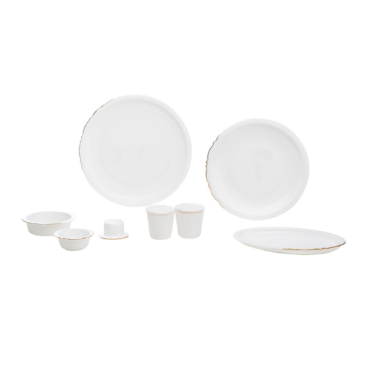 Eser-i İstanbul 6 Kişilik Kahvaltı Takımı 34 Parça Altın