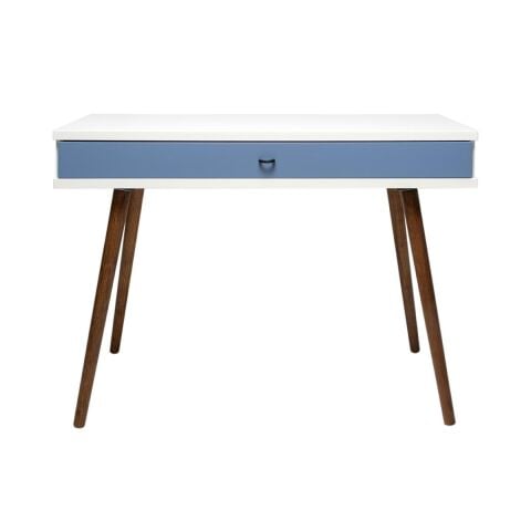 Sodade Dresuar 100X40 H77 cm Beyaz - Mavi