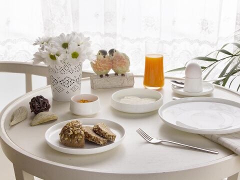 Sufi 6 Kişilik Kahvaltı Takımı 40 Parça Altın