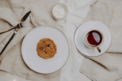 Sufi 6 Kişilik Kahvaltı Takımı 40 Parça Altın