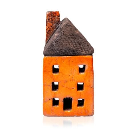 RAKU Seramik Ev 3K 2P Turuncu