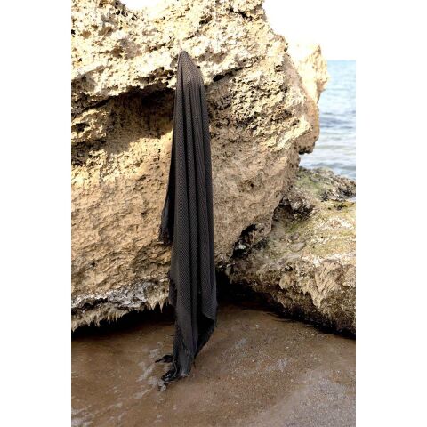 Jojo Mia Anika Banyo Havlusu 100x150 Antrasit