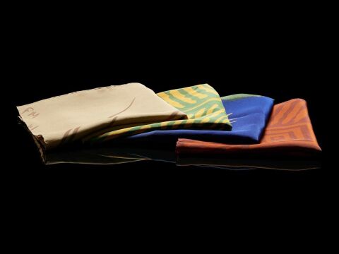 Mir Eşarp Sarı 90 %100 İpek