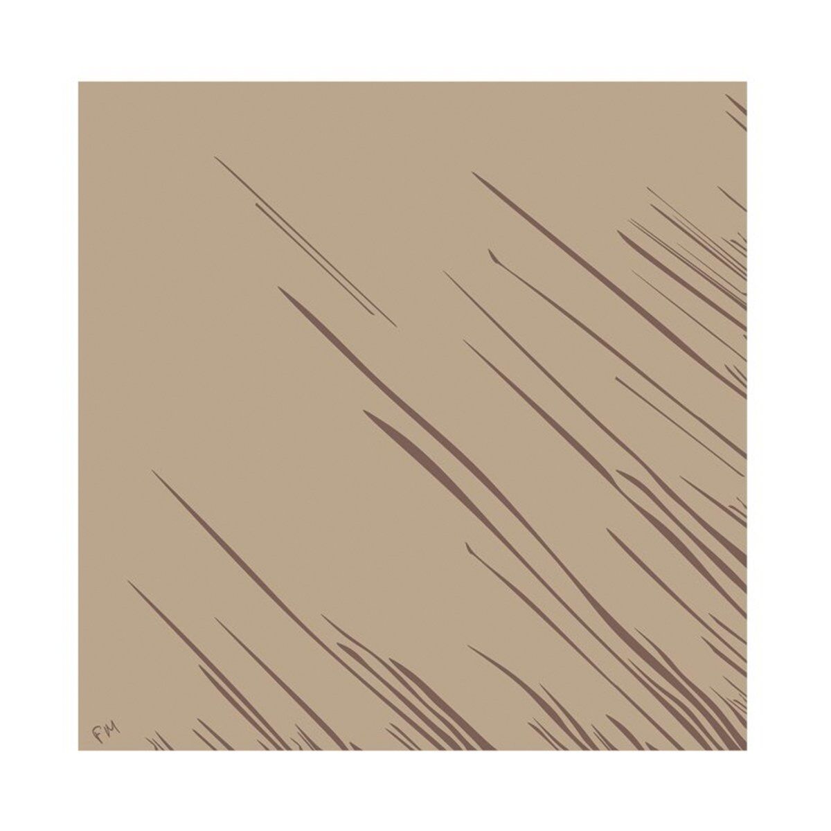 Esinli Krem Eşarp 90'' %100 İpek