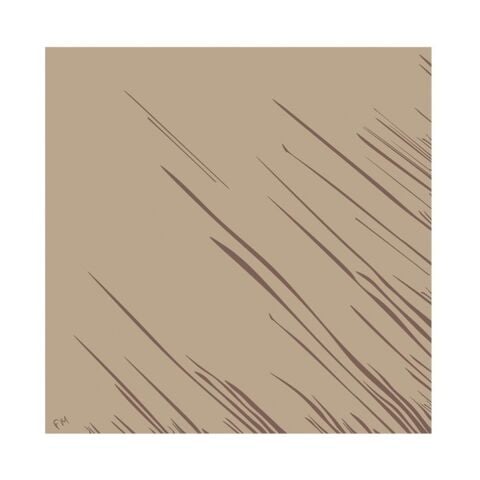 Esinli Krem Eşarp 90'' %100 İpek