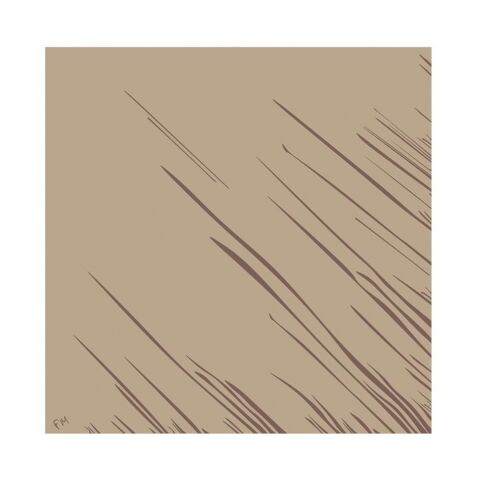 Esinli Krem Eşarp 90'' %100 İpek