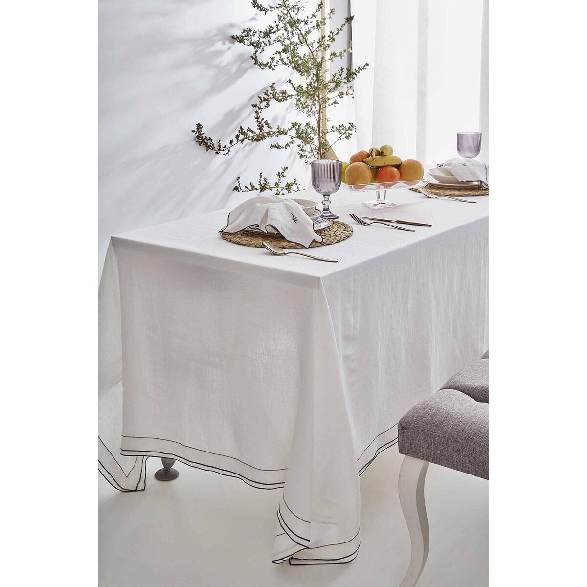 Jojo Mia Lole Masa Örtüsü 160x280 Kremantrasit