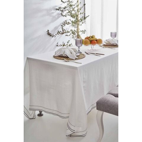 Jojo Mia Lole Masa Örtüsü 160x280 Kremantrasit