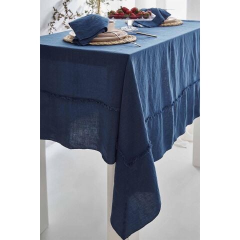 Jojo Mia April Masa Örtüsü 160x280 Denim