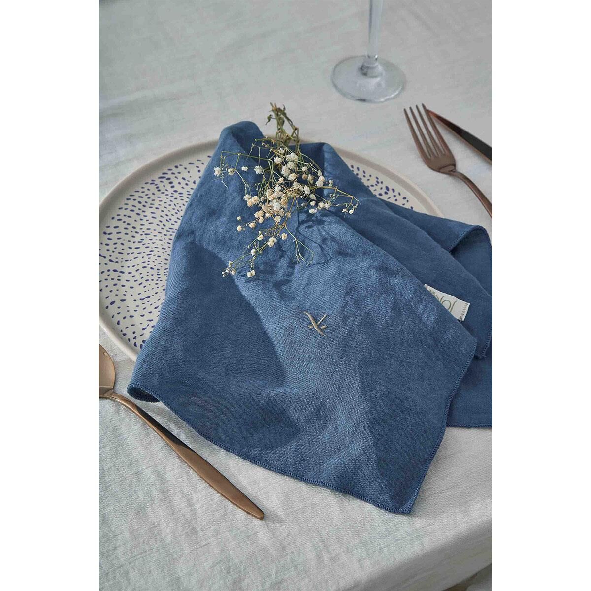 Jojo Mia April Peçete 45x45 Denim