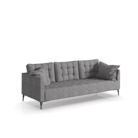 Babil Serdivan Üçlü Koltuk 220M Armoni 411 Açık Gri