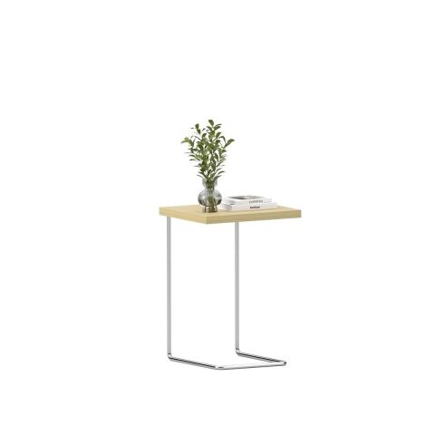 Bremen Zigon Sehpa 3'lü Set Anigre Laminat Kromaj Ayak