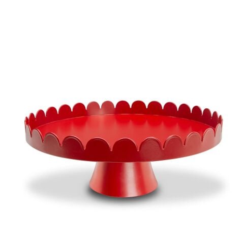 Wavy Sunum Standı Ø30 H12 Kırmızı